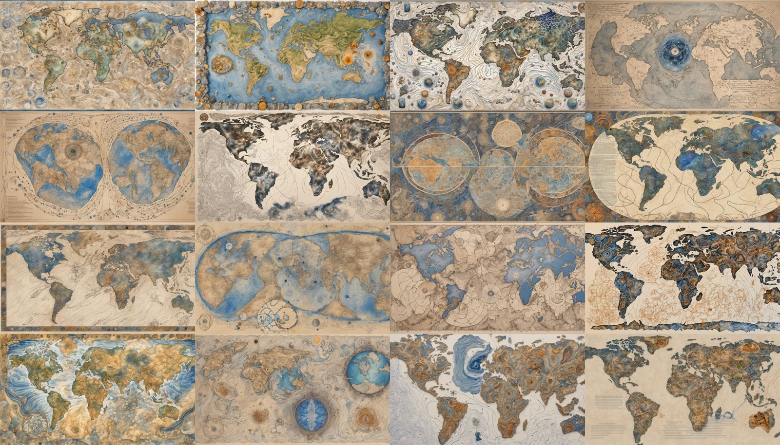 Earth Chakras Map with Quantum Zentangle Patterns