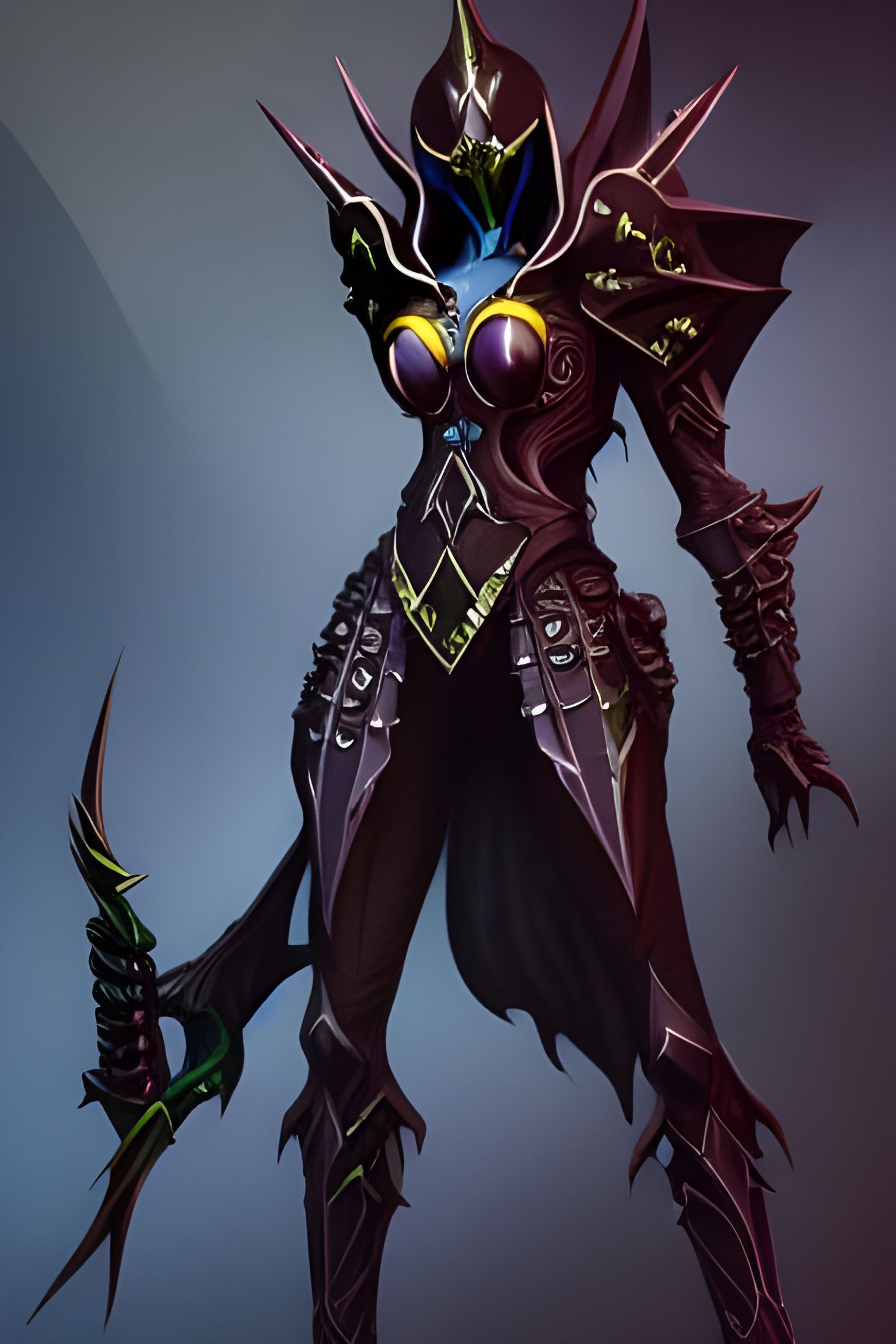 Dark Eldar Concept Art from Warhammer 40000