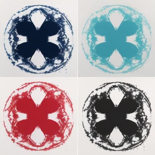 Simulated Rorschach Inkblot Test Image
