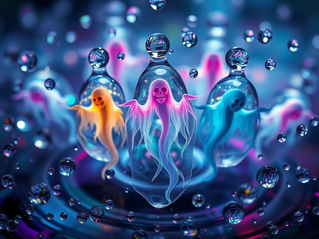 "Be careful! There are Creepy Ghosts in The Water You Drink!" 👻💦 (More in description...❣)