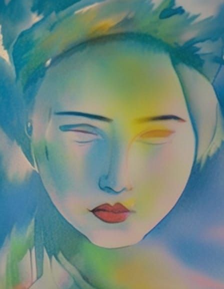 Gaia in Watercolor Style