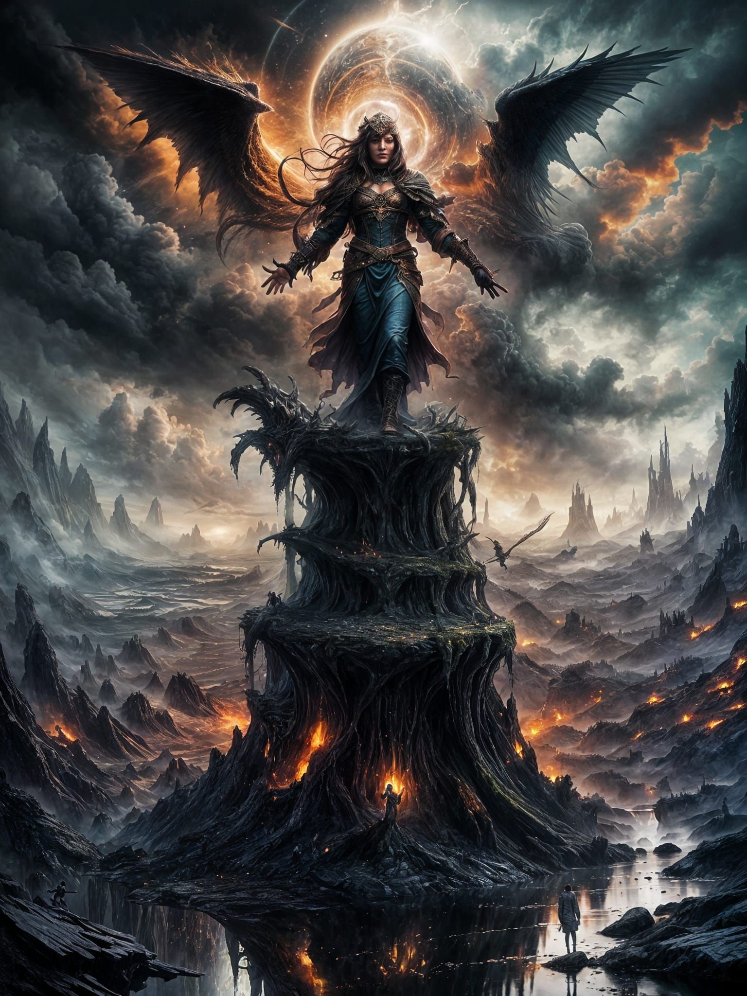 Unsettling Dreamscape with Distorted Reality