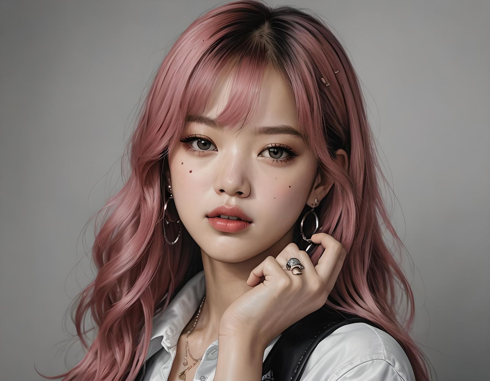 Lisa from Blackpink: Hyperrealistic Photographic Portrait