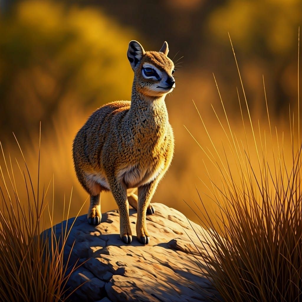 AI Image of a Klipspringer