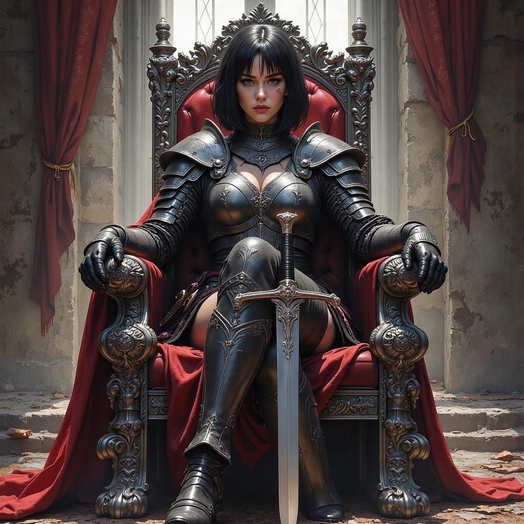 Dark Noble in Epic Fantasy Armor