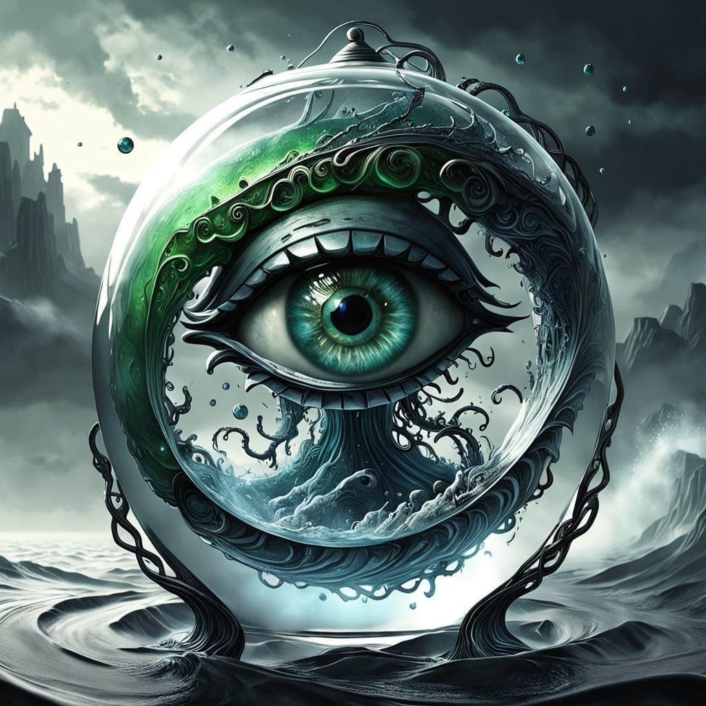 Ethereal Biomechanical Relic in Turbulent Waters