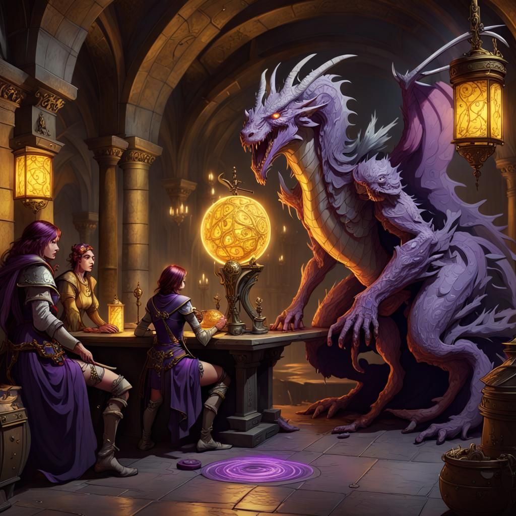 Dark Fantasy Dungeons and Dragons Concept Art