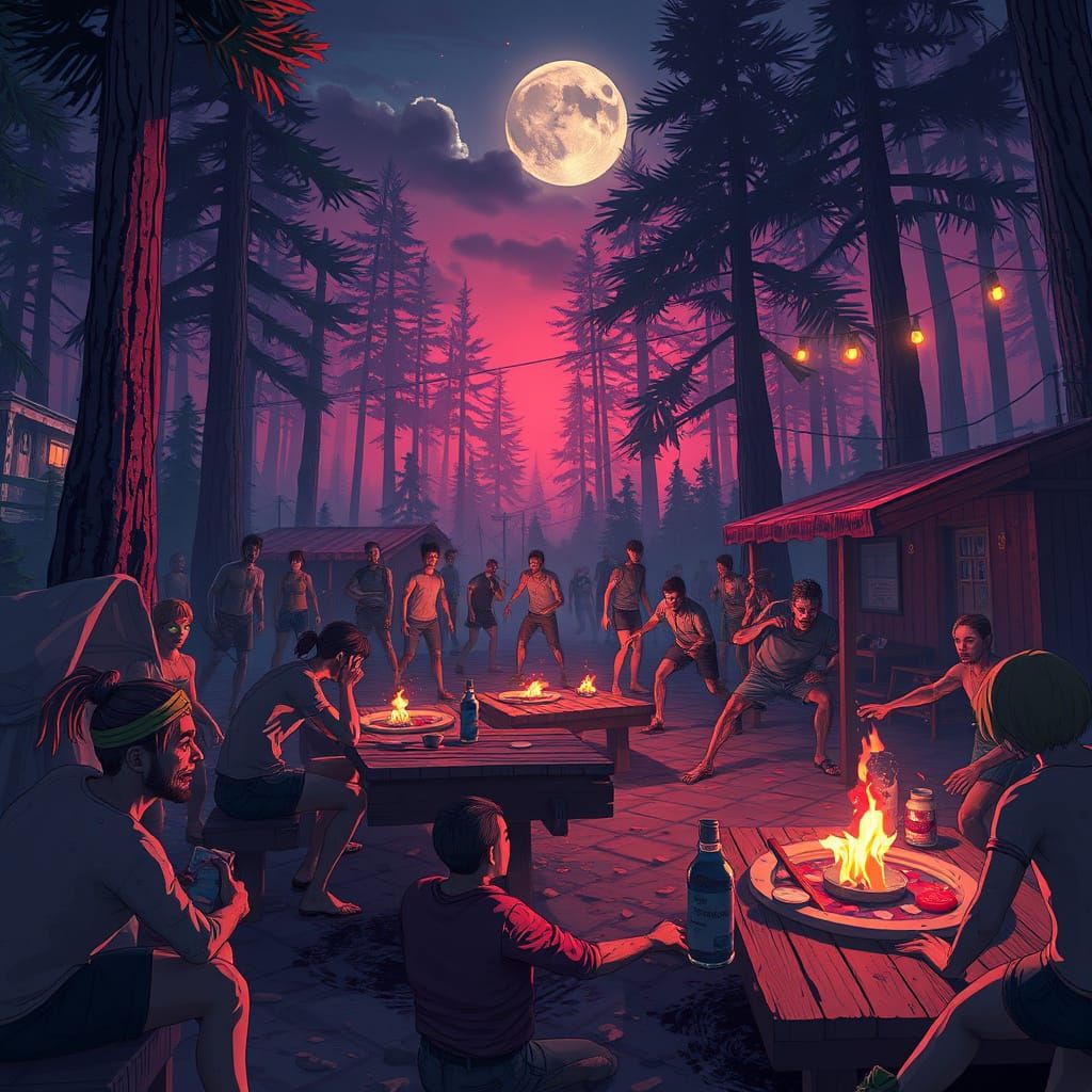 Camp Lakebottom Chaos: Undead Summer Camp Outbreak