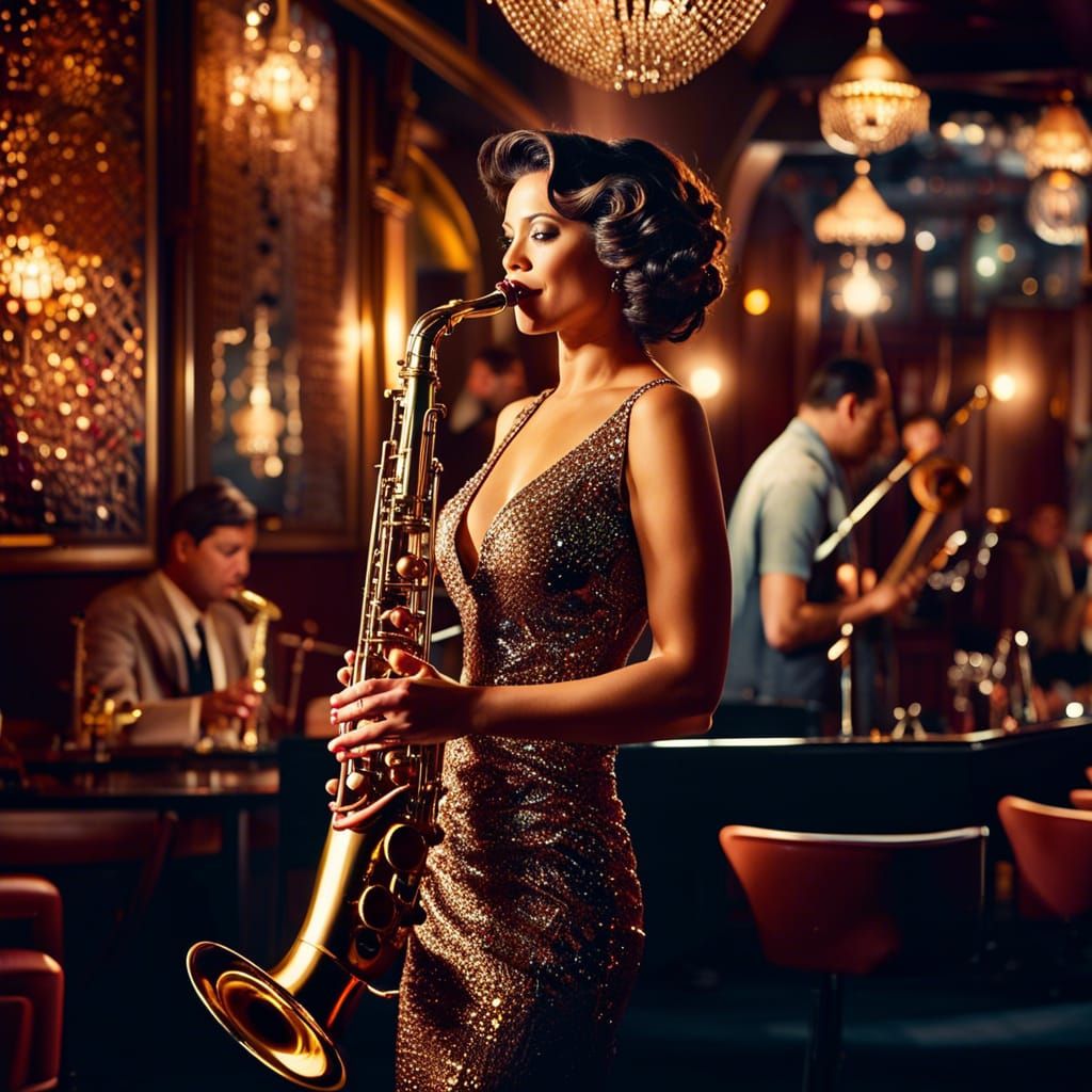 The Saxophone Jazz Player. 2