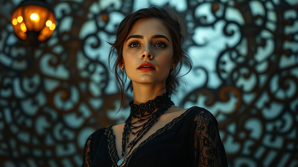 Ethereal Woman Radiating Serenity in Fine Art Photograph