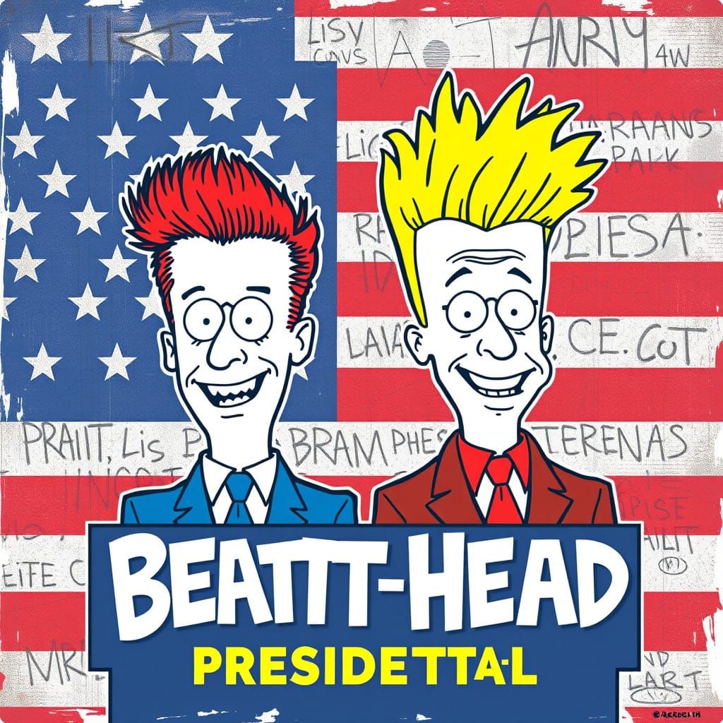 Beavis and Butt-Head: Presidential Candidates in Graffiti-Ri...