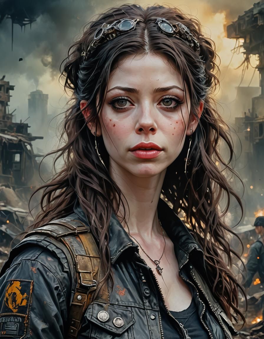 Post-Apocalyptic Portrait Inspired by Royo and WLOP