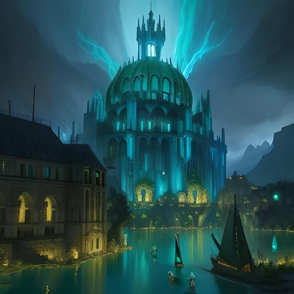 Jezeru Lake District Splash Art: Simic Combine Guild