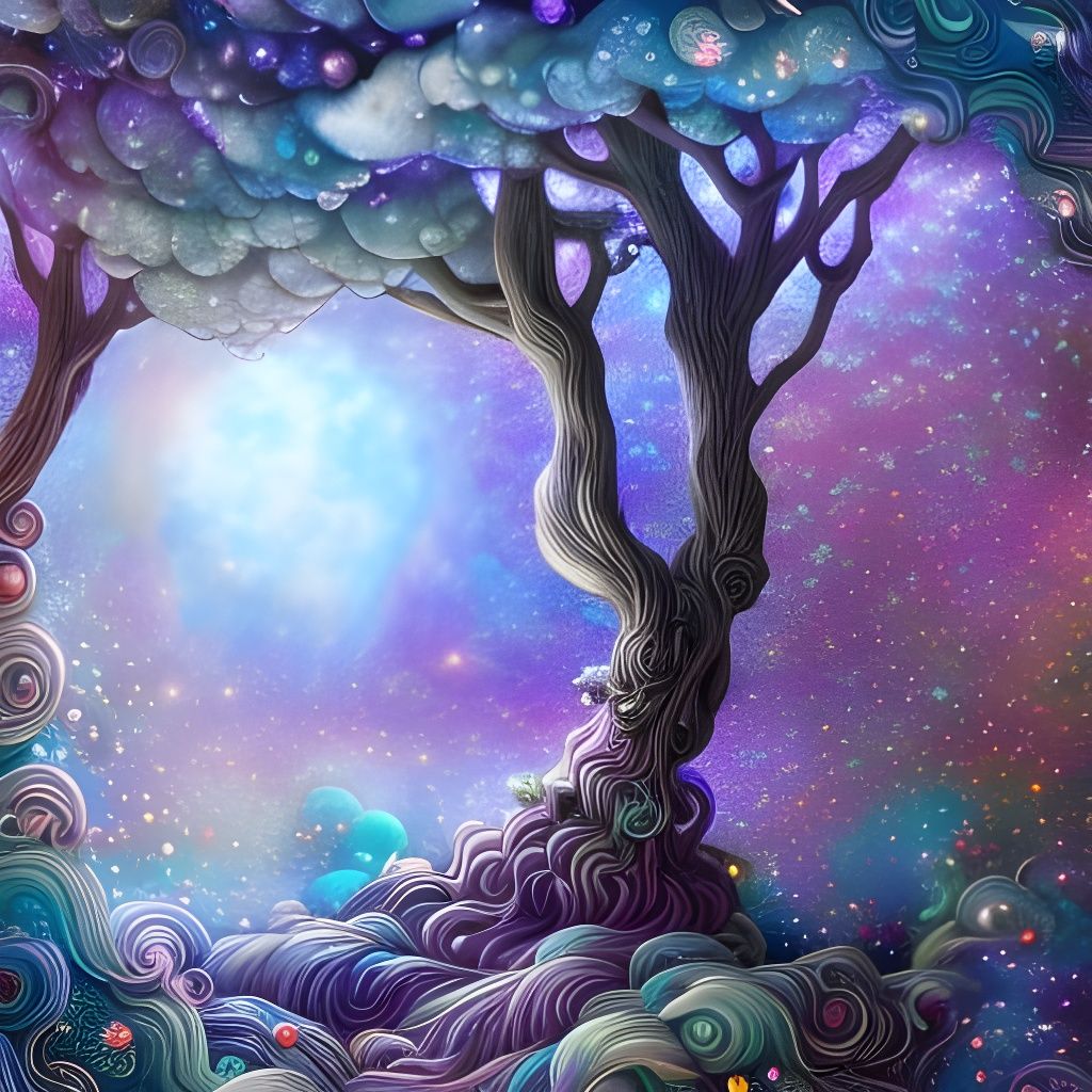 Ethereal Glass Planet Reveals Fairy Garden