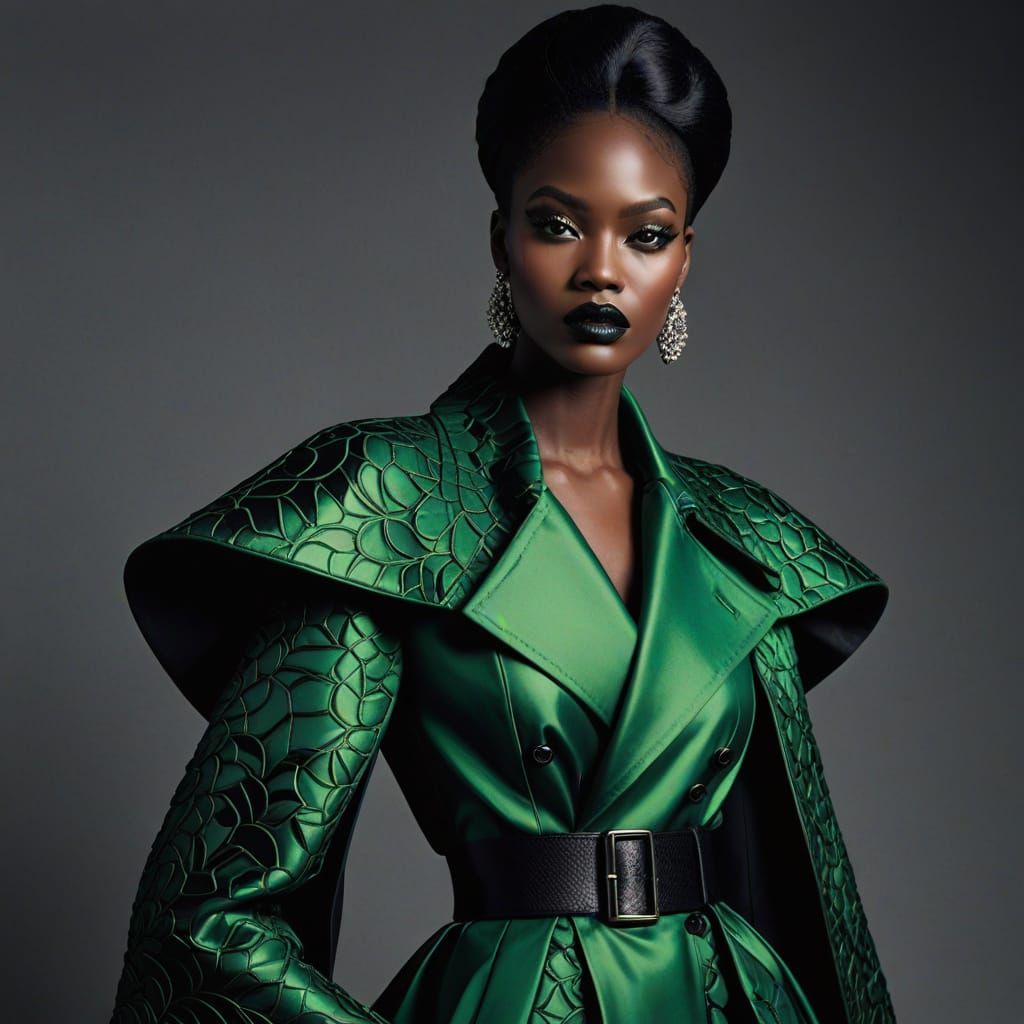 Glamorous Avant Garde Fashion Editorial in High Contrast