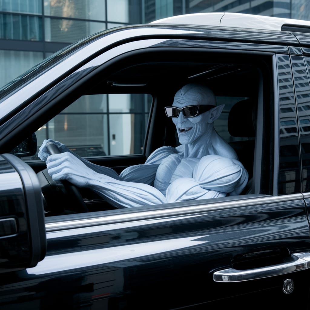 Modern Vampire in Luxury SUV