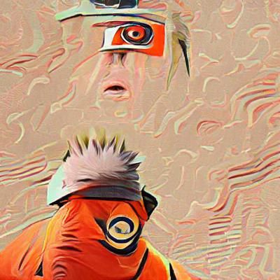 AI Generated Image of Naruto