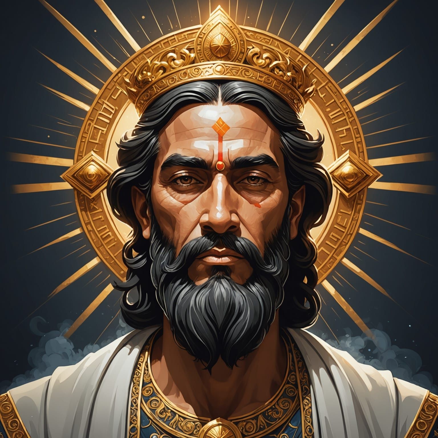 Majestic God Image Generated by AI