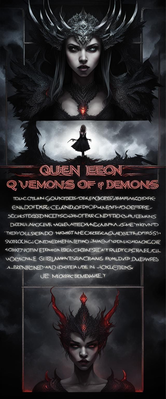 Majestic Queen of Demons: A Powerful Portrait