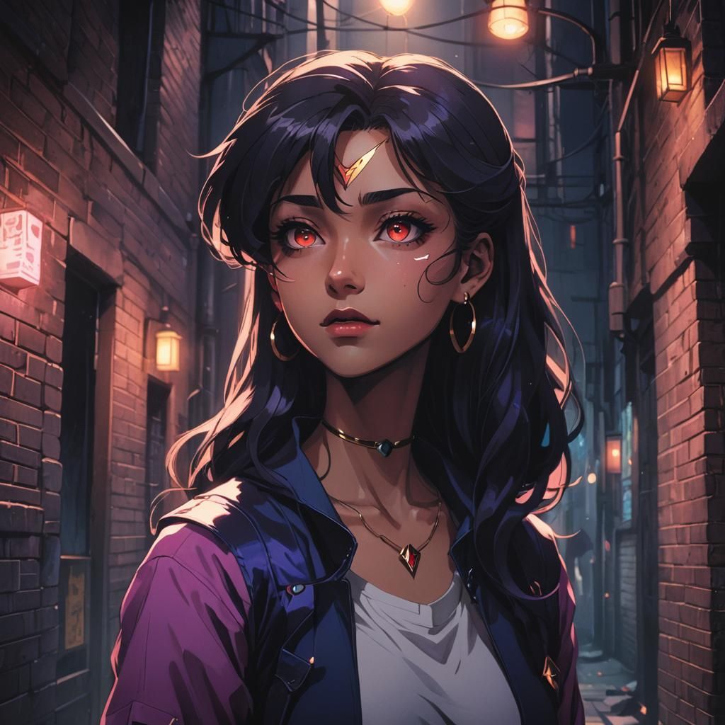 Dark Fantasy Anime Biochemist Listening to Heartbeats