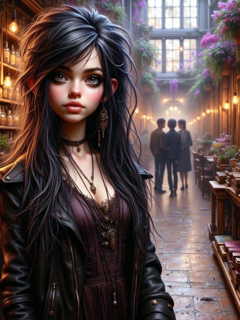 Goth Kat Dennings as Punky Pixie