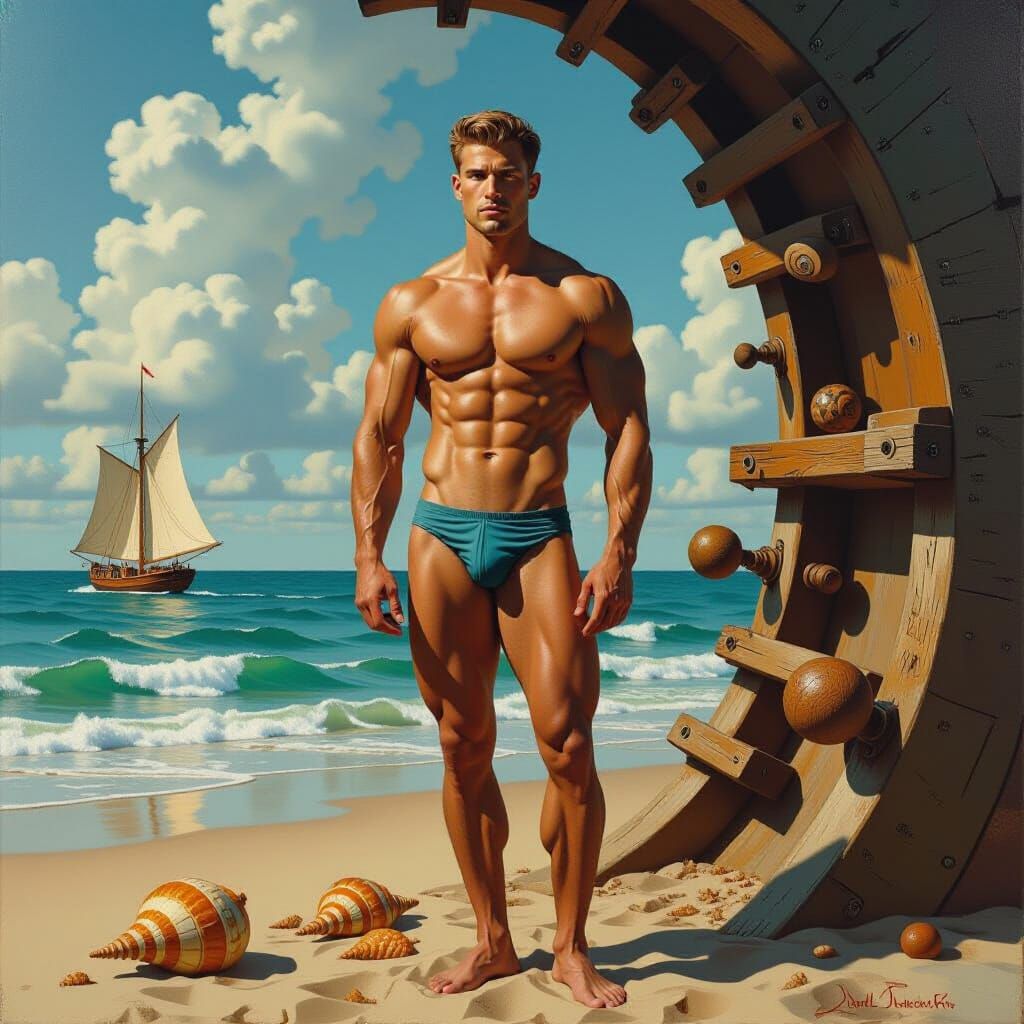 Surreal Dutch Masterpiece: Gorgeous Men and Mathematical Cha...