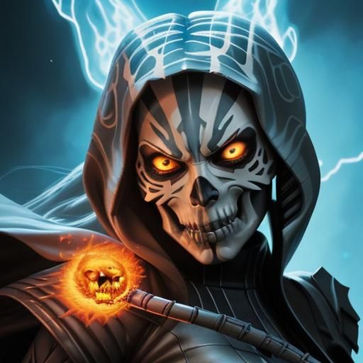 Ahsoka Tano as Ghost Rider: Hyperrealistic Concept Art