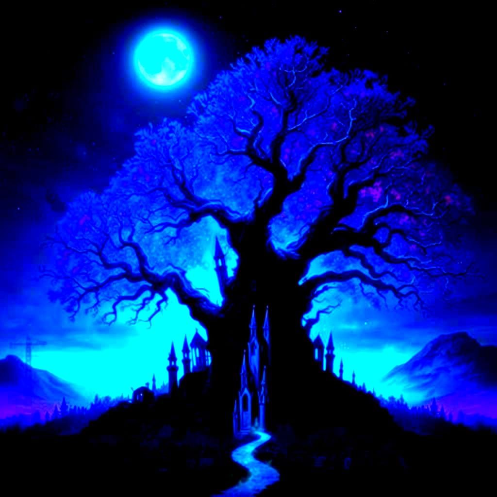 Epic Horror Towers in Autumn Majestic Nightmare