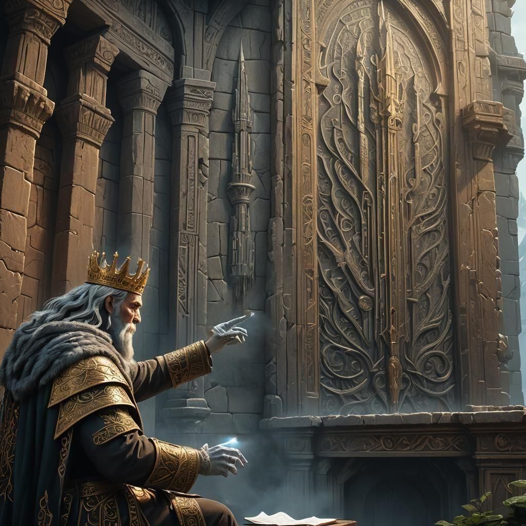 King's Divine Warning in Palace