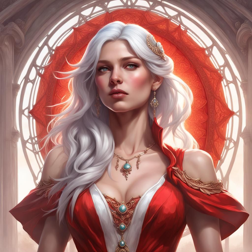 Beautiful Princess Portrait in Hyperdetailed Style