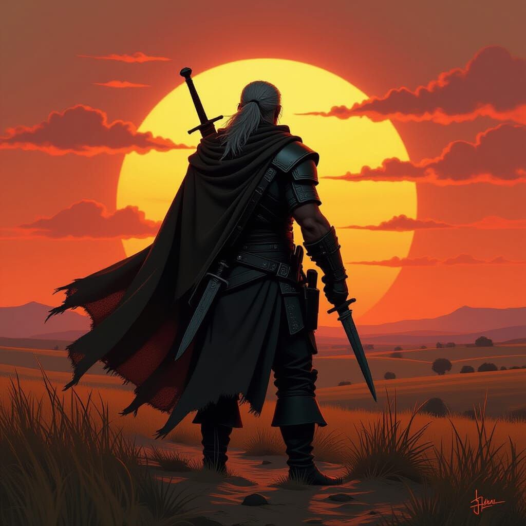 Gaucho Witcher Hybrid in Argentine Sunset