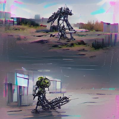 Overgrown Alien Mech Relic