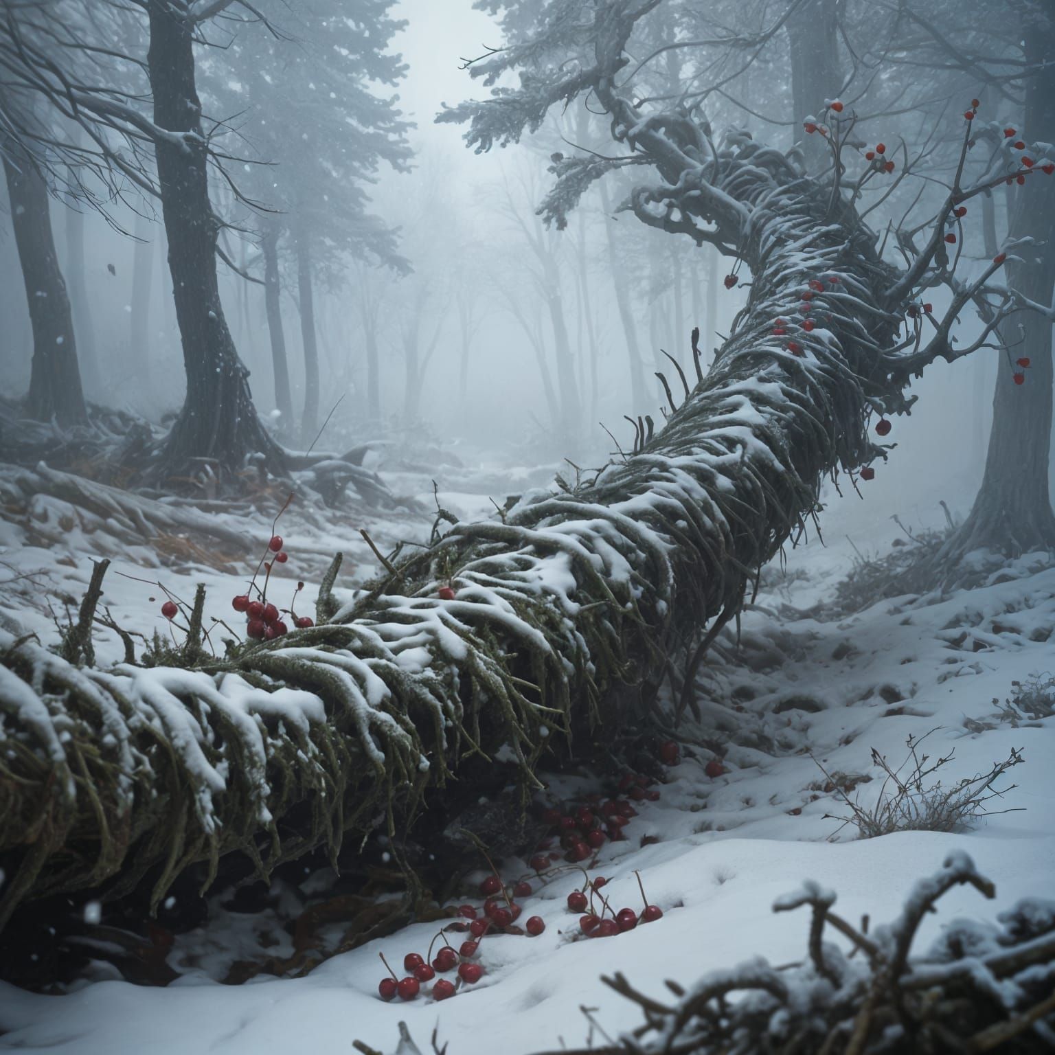 Cryptic Cherry Fungus in Blizzard