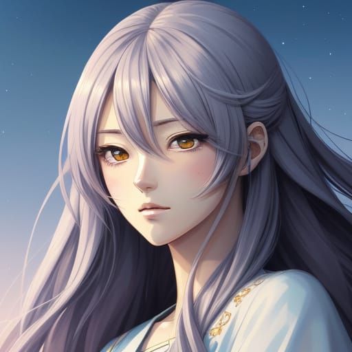 Anime Artist Draws Beautiful Woman's Face