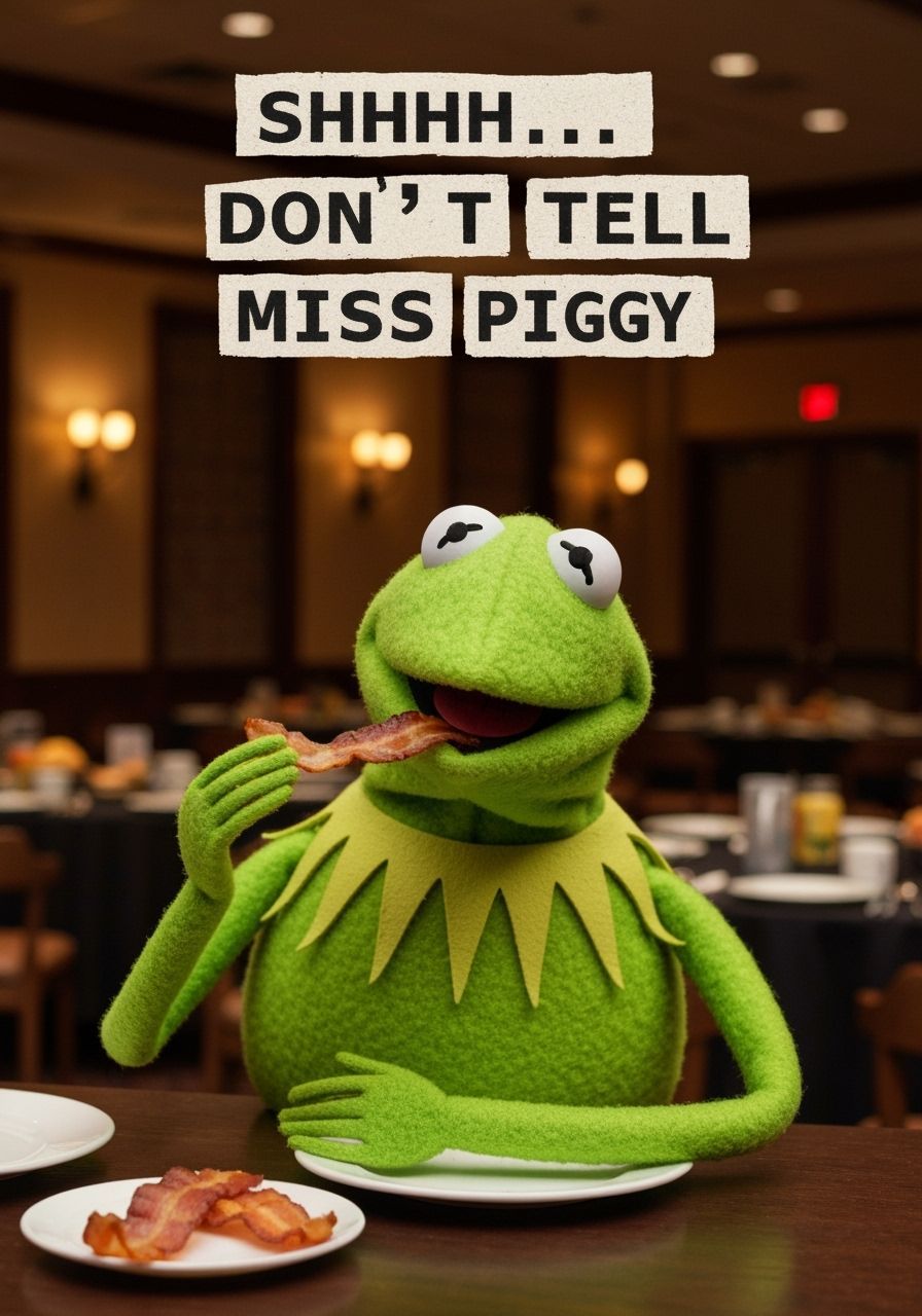 Shhhh... don't tell Miss Piggy