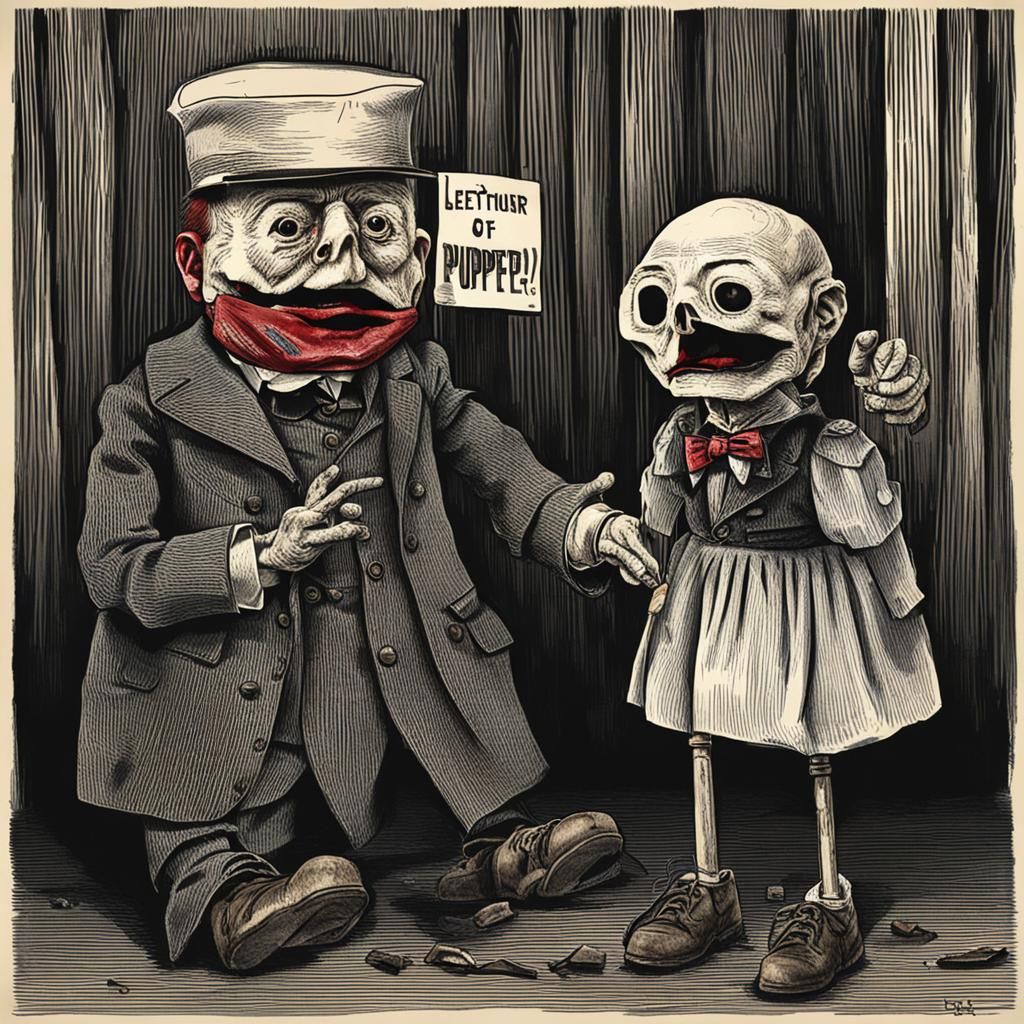 Dead Puppet Speaking German