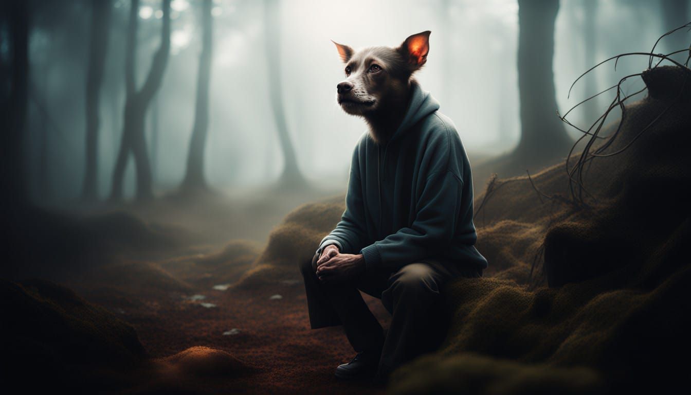 Surreal Gathering in Ethereal Forest