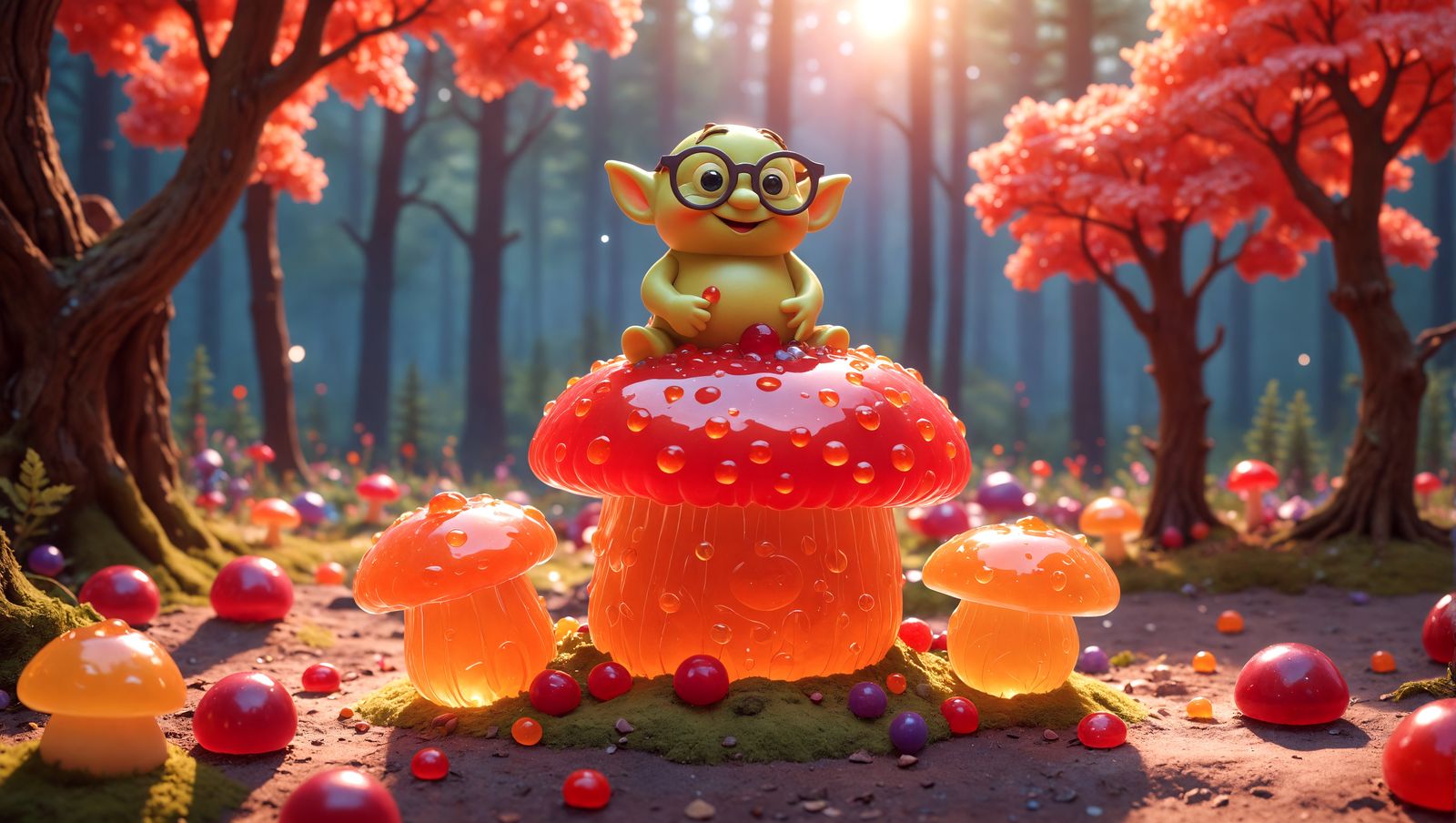 Jelly Goblin in the Jelly Shroom Clearing