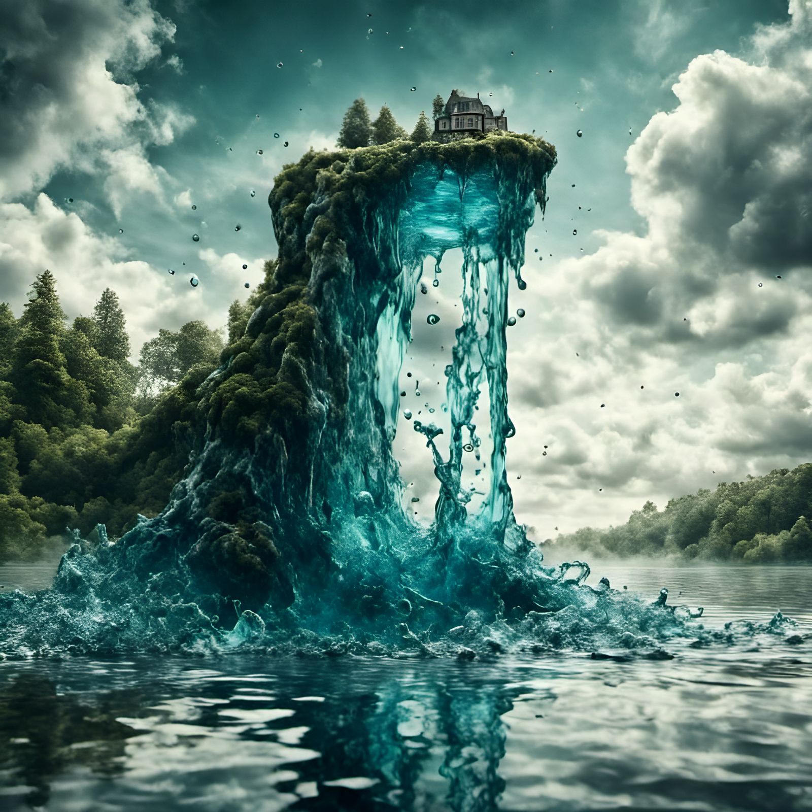 Lake Defying Gravity