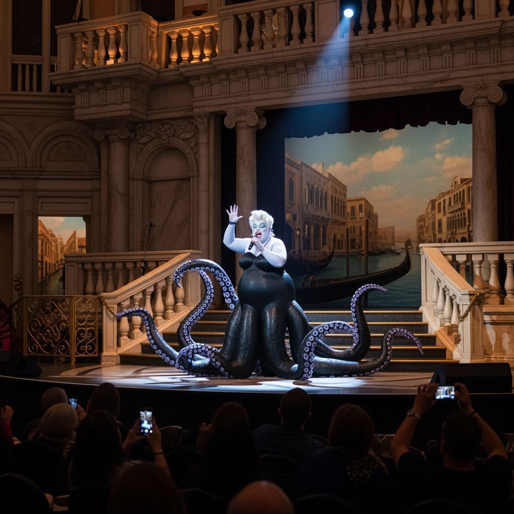 Ursula Sings on Italian Stage at Venetian Las Vegas