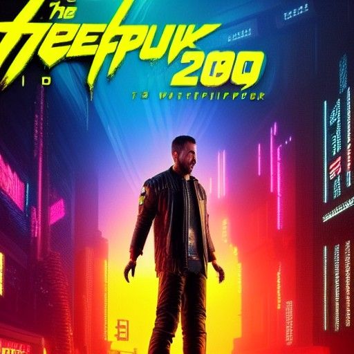 Cyberpunk Entrance to Hell: Neon Dystopia