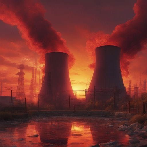 Nuclear Sunset: Dark Fantasycore Cooling Towers