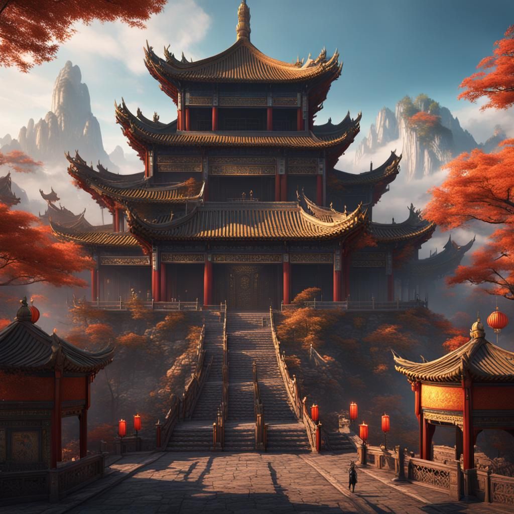 Fantastical China in Detailed Matte Painting