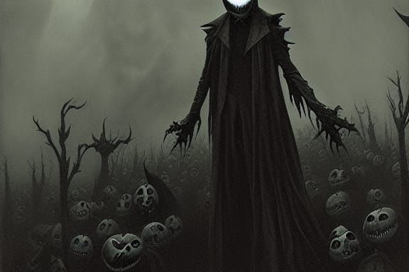 Jack Skellington's Halloween Nightmare in Burton Style