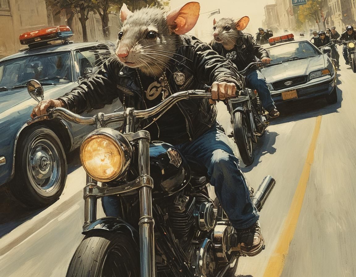 Rat Riders MC. They always seem to get the attention of the ...