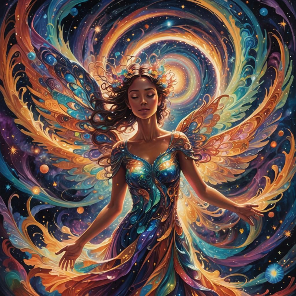 Cosmic Summer Fae in Astral Vortex
