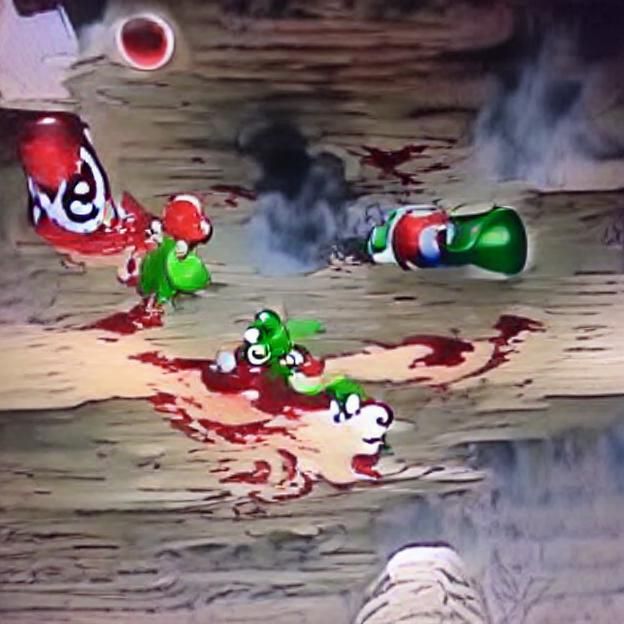 Disturbing Mario Scene in Satanic Cult