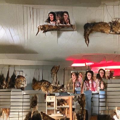 Surreal High School Horror Scene