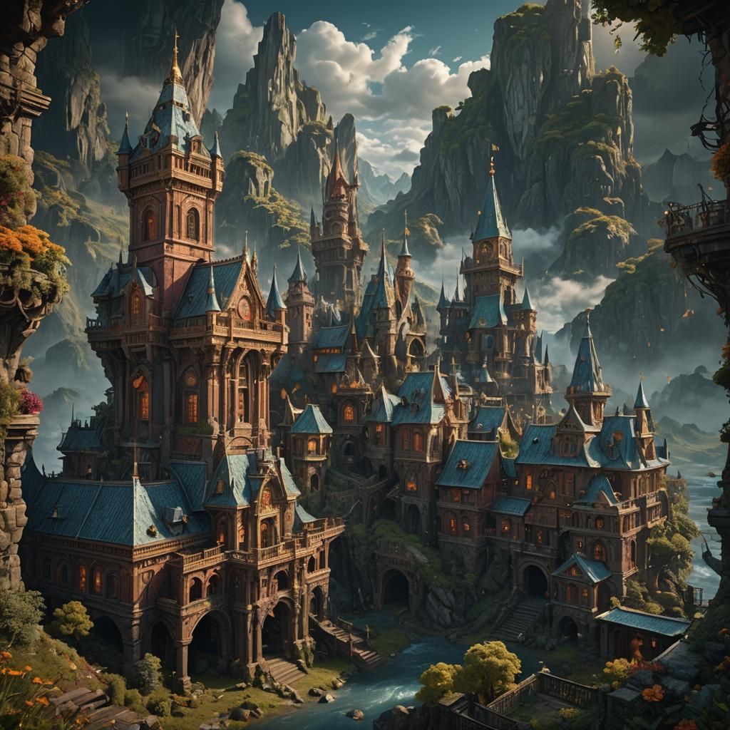 Fantastical Digital Matte Painting in Unreal Engine