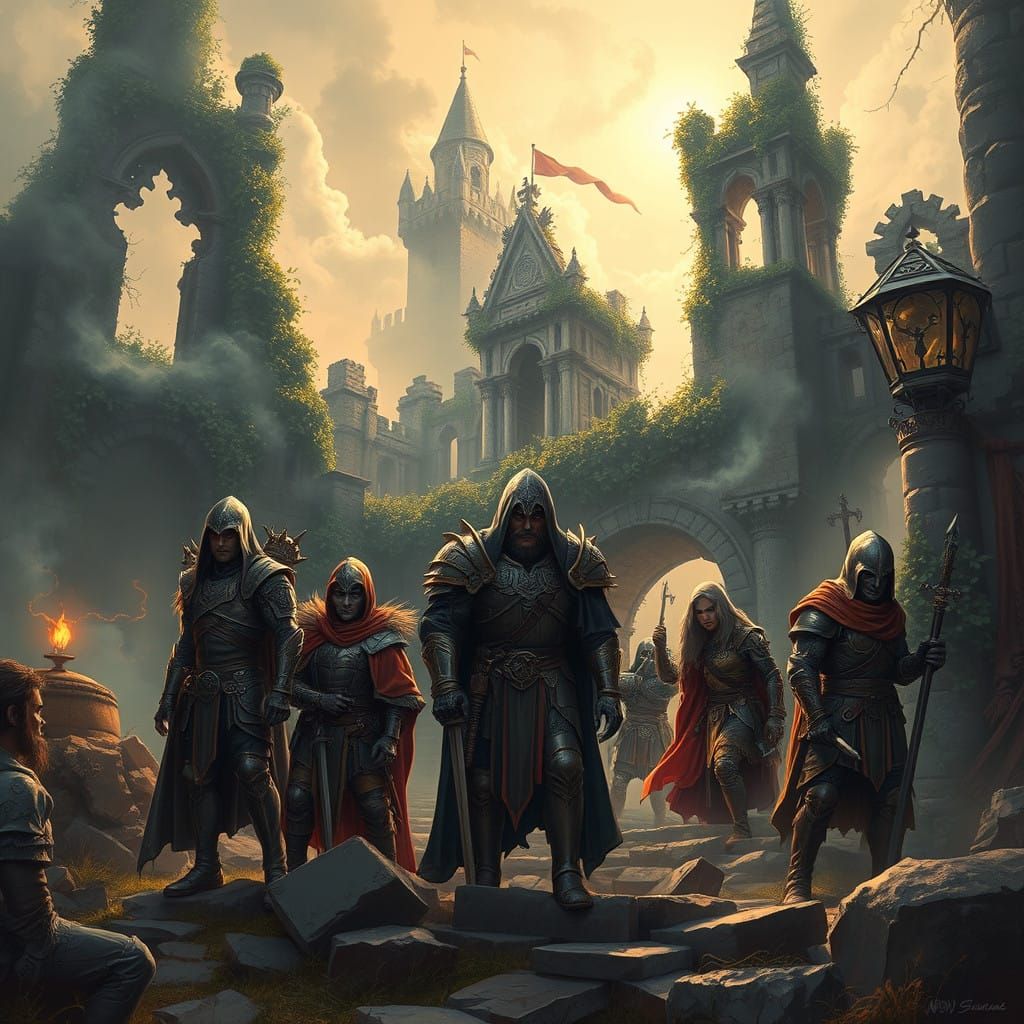 Epic Fantasy Adventurers Uncover Ancient Castle Secrets in L...